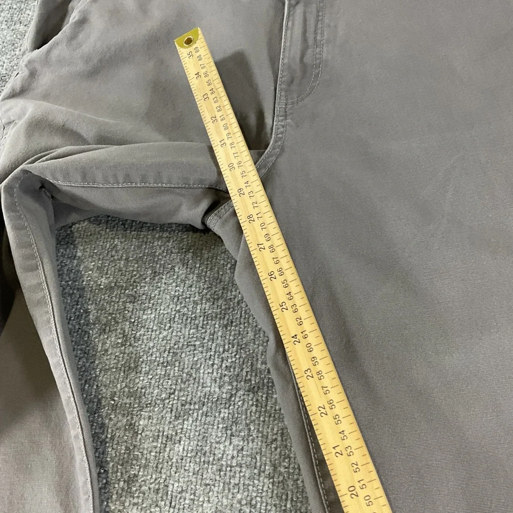 GH Bass & Co Mens 40x30 Grey Cargo Pants Straight Fit Outdoor Casual Hiking